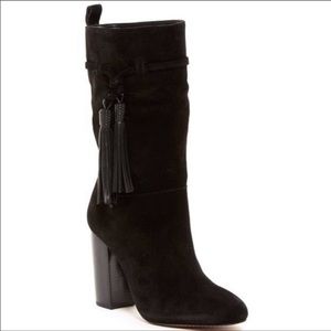 Black Tassel Boots